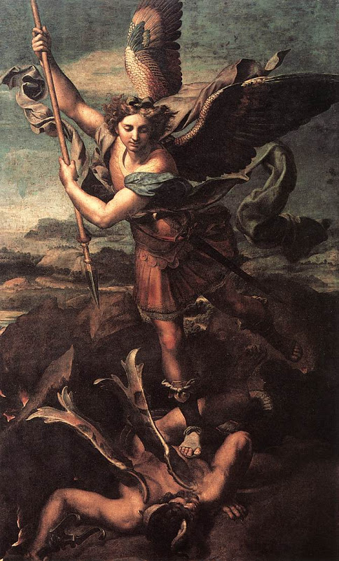 St. Michael Archangel_and the Devil_RAFFAELLO Sanzio