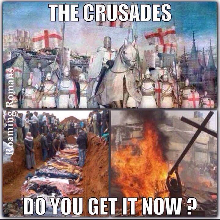 crusades do you get it now