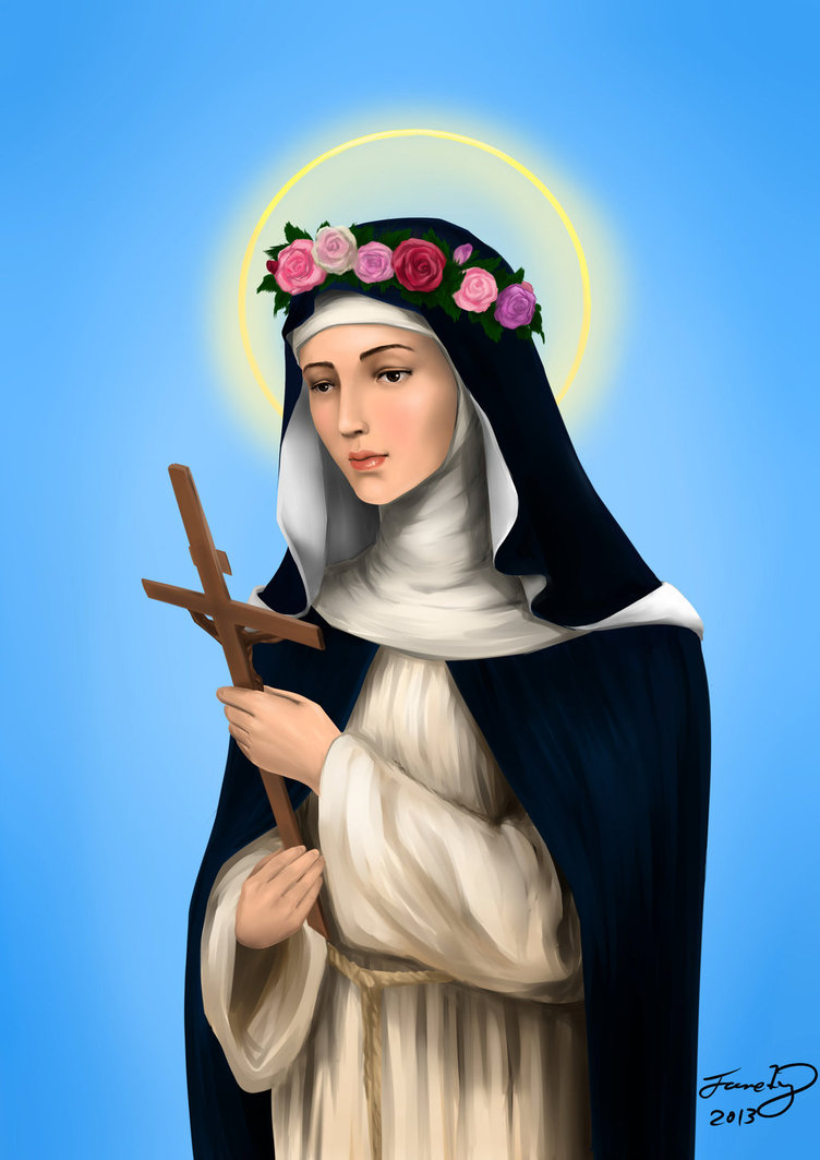 Saint Rose of Lima, Virgin  Commemoration of the holy martyrs Saint ...