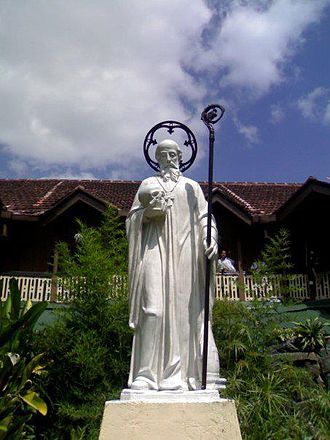 November 26  Statue of Sylvester Gozzolini at St. Sylvester's College Kandy Sri Lanka